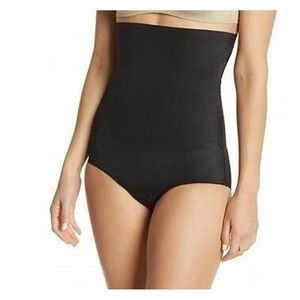Skinnygirl Smoothers & Shapers Tall Shorts Womens Large Shapewear Black